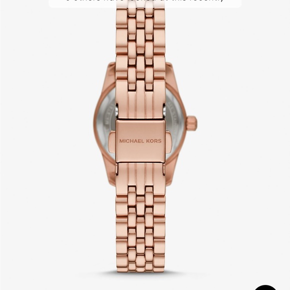 Petite Lexington Pavé Rose Gold-Tone Watch small size - Picture 2 of 2